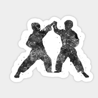 Taekwondo kids fight Sticker